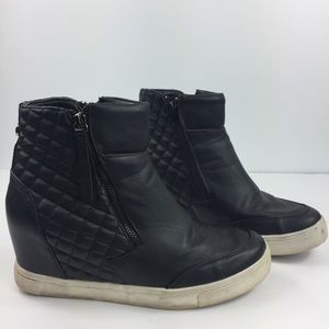 STEVE MADDEN Black Sneakers Size 10